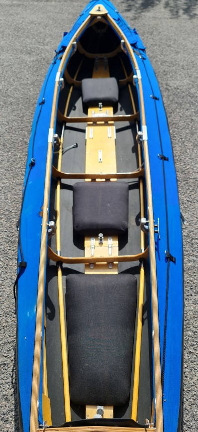 Wayland Amazon 520 Extended EXP folding kayak - seating options