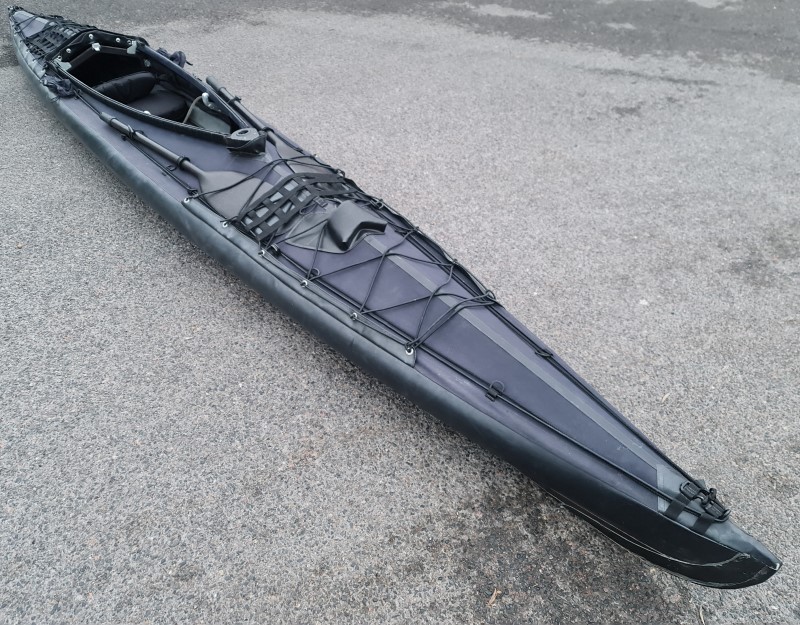 Wayland Achilli 500XL folding kayak - view of the front deck